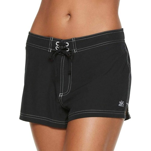 ZeroXposur Woven Board Shorts Swimsuit Black XXL(16) UPF 30 Quick Dry‎ NWT - Picture 1 of 12